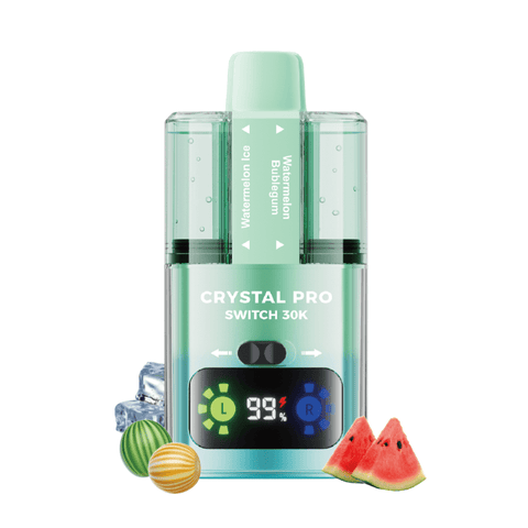 Buy Bulk Wholesale Crystal Pro Switch 30k Prefilled Pod Vape Kit Box of 5 - vapesourceuk
