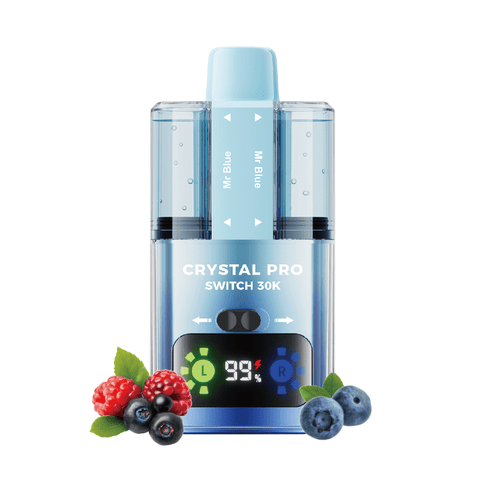 Buy Bulk Wholesale Crystal Pro Switch 30k Prefilled Pod Vape Kit Box of 5 - vapesourceuk