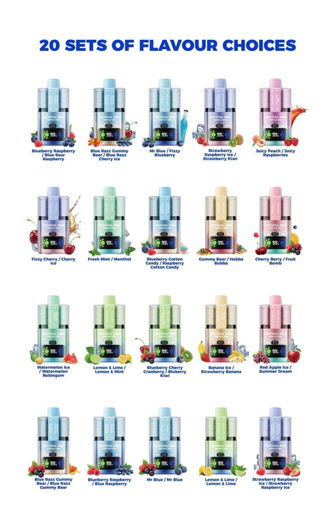 Buy Bulk Wholesale Crystal Pro Switch 30k Prefilled Pod Vape Kit Box of 5 - vapesourceuk