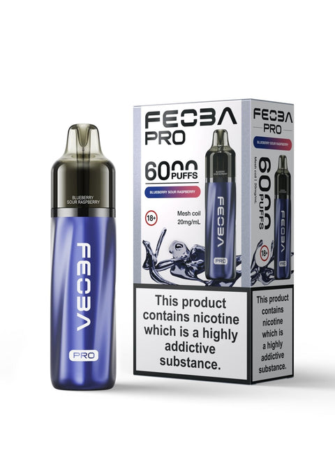 Buy Bulk Wholesale Feoba Pro 6000+ Disposbale Vape Box of 5 - vapesourceuk