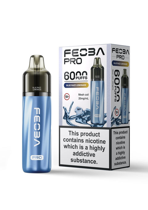 Buy Bulk Wholesale Feoba Pro 6000+ Disposbale Vape Box of 5 - vapesourceuk