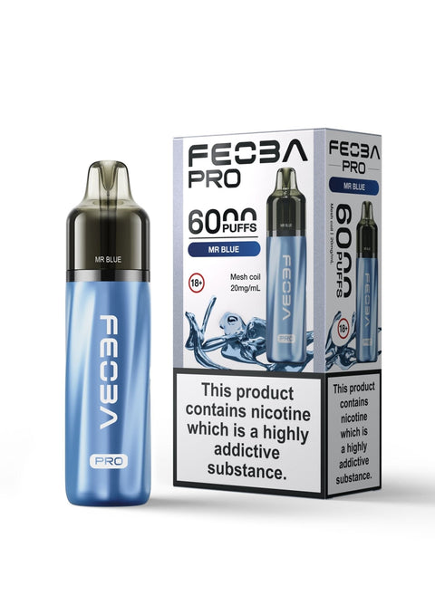 Buy Bulk Wholesale Feoba Pro 6000+ Disposbale Vape Box of 5 - vapesourceuk