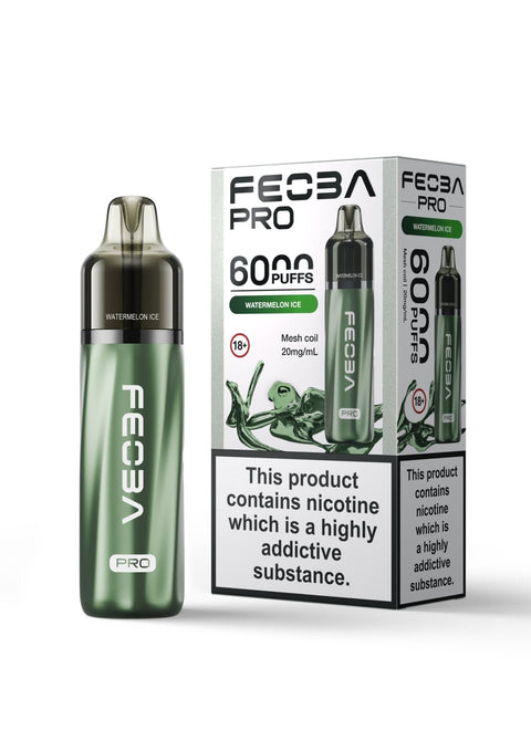 Buy Bulk Wholesale Feoba Pro 6000+ Disposbale Vape Box of 5 - vapesourceuk