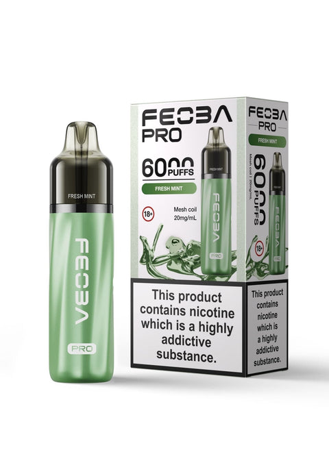 Buy Bulk Wholesale Feoba Pro 6000+ Disposbale Vape Box of 5 - vapesourceuk