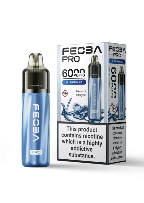 Buy Bulk Wholesale Feoba Pro 6000+ Disposbale Vape Box of 5 - vapesourceuk