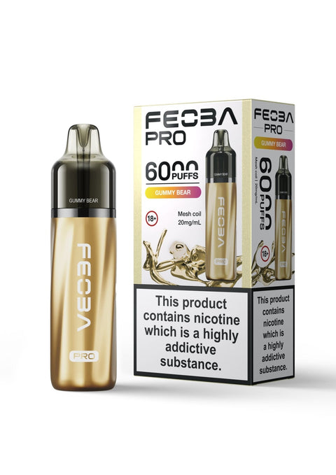 Buy Bulk Wholesale Feoba Pro 6000+ Disposbale Vape Box of 5 - vapesourceuk