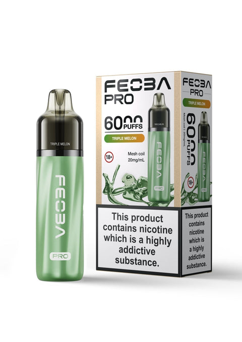 Buy Bulk Wholesale Feoba Pro 6000+ Disposbale Vape Box of 5 - vapesourceuk