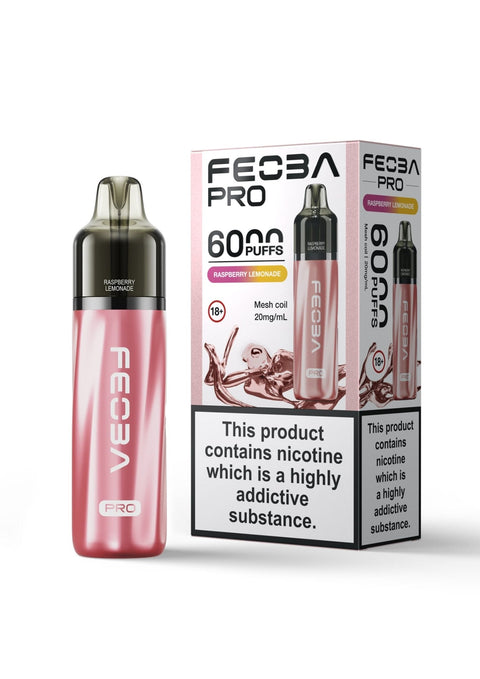 Buy Bulk Wholesale Feoba Pro 6000+ Disposbale Vape Box of 5 - vapesourceuk