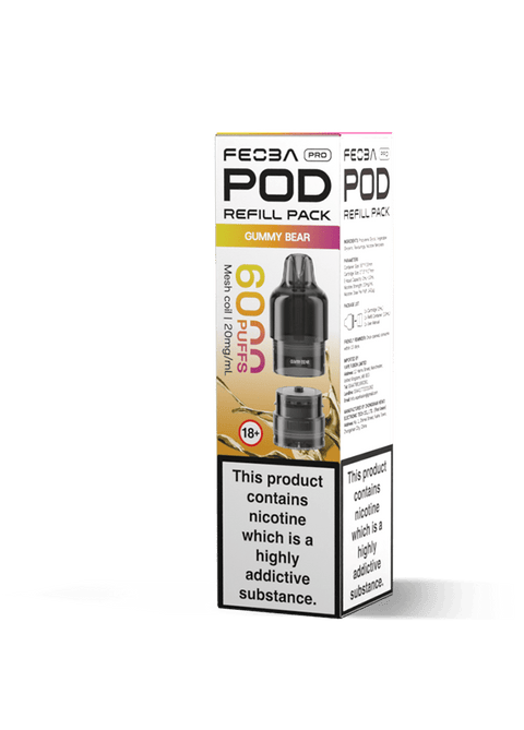 Buy Bulk Wholesale Feoba Pro 6000+ Replacement Pods Pack of 5 - vapesourceuk