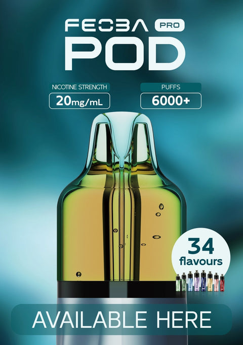 Buy Bulk Wholesale Feoba Pro 6000+ Replacement Pods Pack of 5 - vapesourceuk
