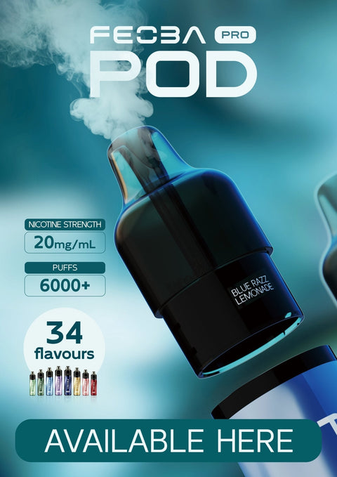 Buy Bulk Wholesale Feoba Pro 6000+ Replacement Pods Pack of 5 - vapesourceuk