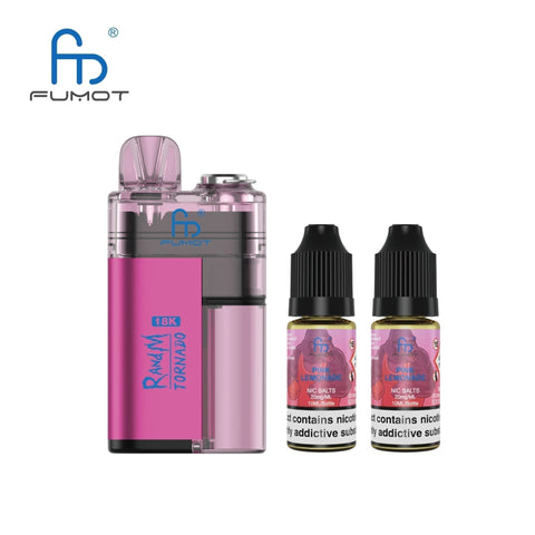 Buy Bulk Wholesale Fumot RandM Tornado 18000 Disposable Vape Box of 5 - vapesourceuk