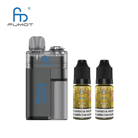 Buy Bulk Wholesale Fumot RandM Tornado 18000 Disposable Vape Box of 5 - vapesourceuk