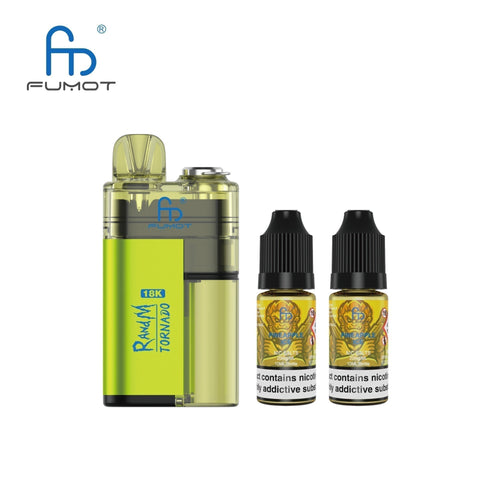 Buy Bulk Wholesale Fumot RandM Tornado 18000 Disposable Vape Box of 5 - vapesourceuk