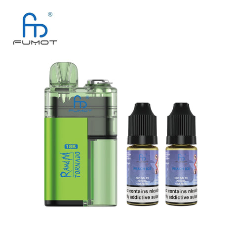 Buy Bulk Wholesale Fumot RandM Tornado 18000 Disposable Vape Box of 5 - vapesourceuk