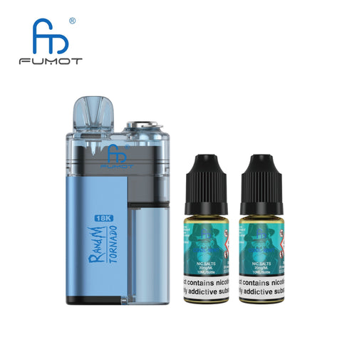 Buy Bulk Wholesale Fumot RandM Tornado 18000 Disposable Vape Box of 5 - vapesourceuk