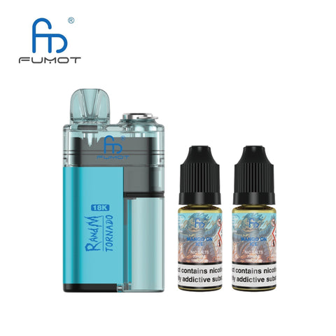 Buy Bulk Wholesale Fumot RandM Tornado 18000 Disposable Vape Box of 5 - vapesourceuk