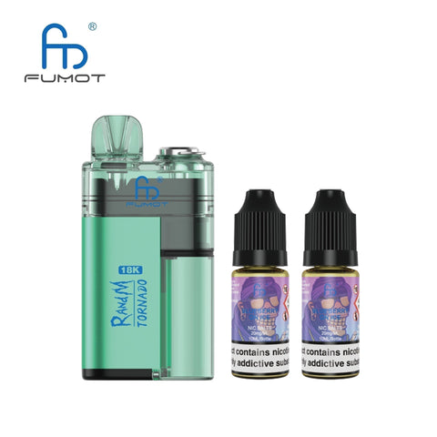 Buy Bulk Wholesale Fumot RandM Tornado 18000 Disposable Vape Box of 5 - vapesourceuk