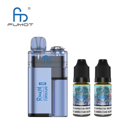 Buy Bulk Wholesale Fumot RandM Tornado 18000 Disposable Vape Box of 5 - vapesourceuk