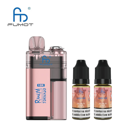 Buy Bulk Wholesale Fumot RandM Tornado 18000 Disposable Vape Box of 5 - vapesourceuk