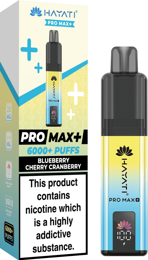 Buy Bulk Wholesale Hayati Crystal Pro Max+ 6000 Vape Kit Box of 10 - vapesourceuk