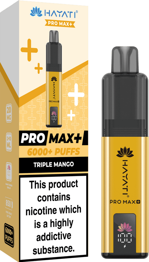 Buy Bulk Wholesale Hayati Crystal Pro Max+ 6000 Vape Kit Box of 10 - vapesourceuk