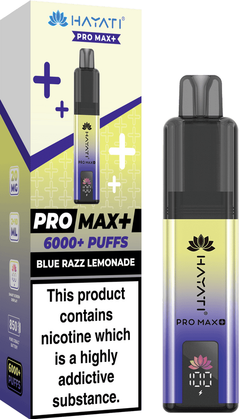 Buy Bulk Wholesale Hayati Crystal Pro Max+ 6000 Vape Kit Box of 10 - vapesourceuk