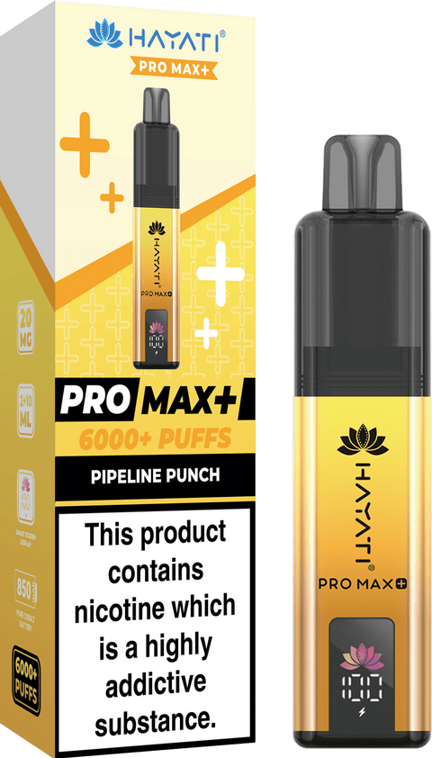 Buy Bulk Wholesale Hayati Crystal Pro Max+ 6000 Vape Kit Box of 10 - vapesourceuk