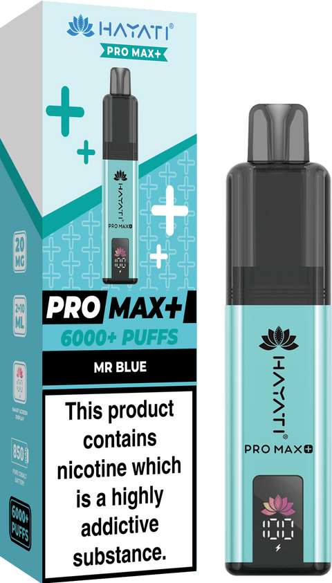 Buy Bulk Wholesale Hayati Crystal Pro Max+ 6000 Vape Kit Box of 10 - vapesourceuk