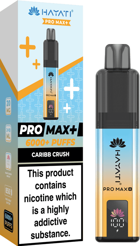 Buy Bulk Wholesale Hayati Crystal Pro Max+ 6000 Vape Kit Box of 10 - vapesourceuk