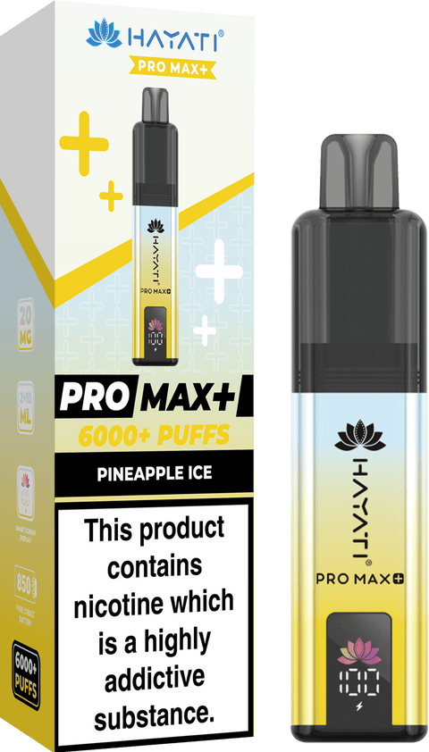 Buy Bulk Wholesale Hayati Crystal Pro Max+ 6000 Vape Kit Box of 10 - vapesourceuk