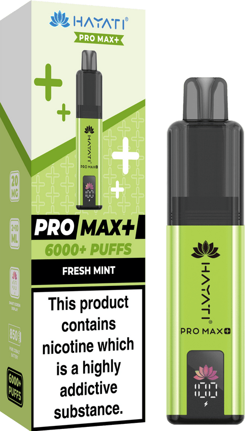 Buy Bulk Wholesale Hayati Crystal Pro Max+ 6000 Vape Kit Box of 10 - vapesourceuk