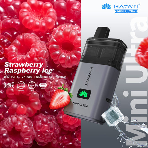 Buy Bulk Wholesale Hayati Mini Ultra 1500 Disposable Vape Box of 5 - vapesourceuk