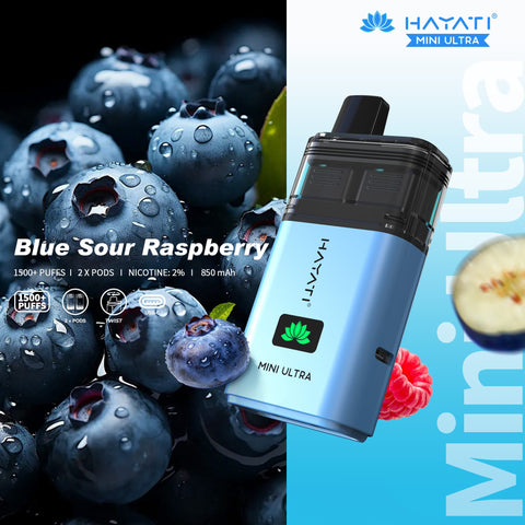 Buy Bulk Wholesale Hayati Mini Ultra 1500 Disposable Vape Box of 5 - vapesourceuk