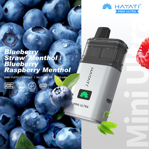 Buy Bulk Wholesale Hayati Mini Ultra 1500 Disposable Vape Box of 5 - vapesourceuk