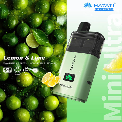 Buy Bulk Wholesale Hayati Mini Ultra 1500 Disposable Vape Box of 5 - vapesourceuk