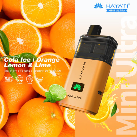 Buy Bulk Wholesale Hayati Mini Ultra 1500 Disposable Vape Box of 5 - vapesourceuk