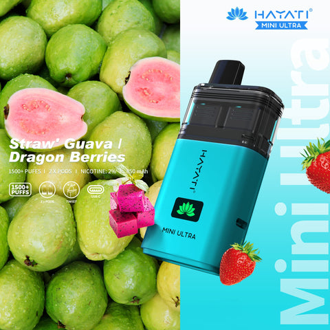 Buy Bulk Wholesale Hayati Mini Ultra 1500 Disposable Vape Box of 5 - vapesourceuk
