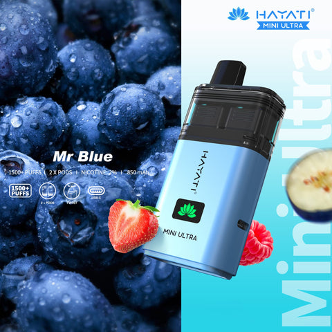 Buy Bulk Wholesale Hayati Mini Ultra 1500 Disposable Vape Box of 5 - vapesourceuk