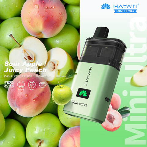 Buy Bulk Wholesale Hayati Mini Ultra 1500 Disposable Vape Box of 5 - vapesourceuk