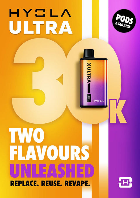 Buy Bulk Wholesale Hyola Ultra 30k Prefilled Pod Vape Kit Pack of 5 - vapesourceuk