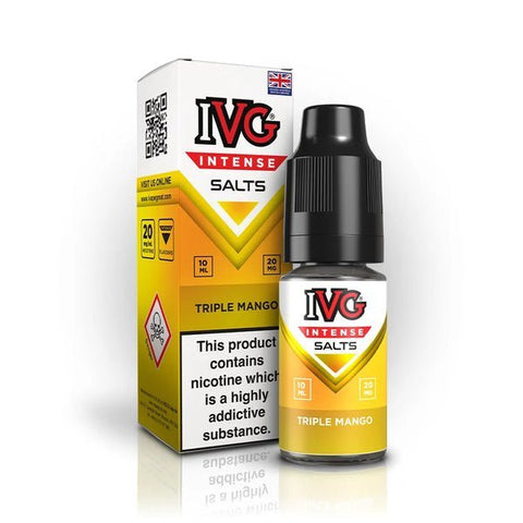 Buy Bulk Wholesale IVG Intense Nic Salts 10ml E - Liquid Pack of 10 - vapesourceuk
