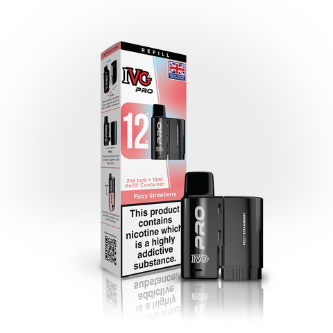 Buy Bulk Wholesale IVG Pro 12 Prefilled Vape Pods Pack of 5 - vapesourceuk