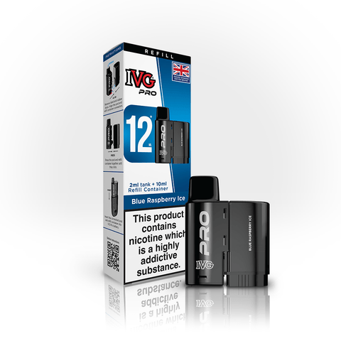 Buy Bulk Wholesale IVG Pro 12 Prefilled Vape Pods Pack of 5 - vapesourceuk