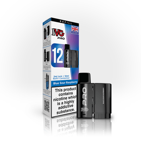 Buy Bulk Wholesale IVG Pro 12 Prefilled Vape Pods Pack of 5 - vapesourceuk
