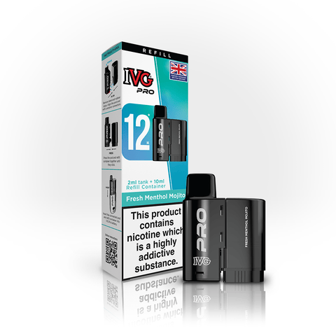 Buy Bulk Wholesale IVG Pro 12 Prefilled Vape Pods Pack of 5 - vapesourceuk
