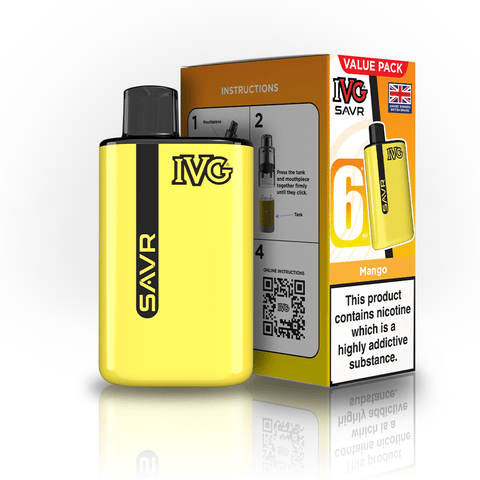 Buy Bulk Wholesale IVG SAVR 3000 Disposable Vape Box of 5 - vapesourceuk