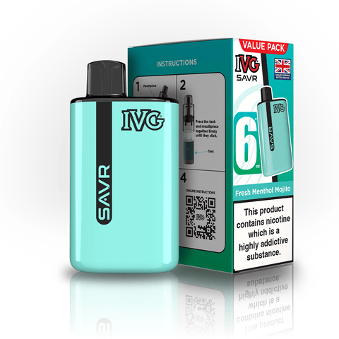 Buy Bulk Wholesale IVG SAVR 3000 Disposable Vape Box of 5 - vapesourceuk