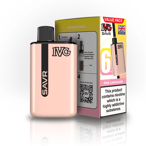 Buy Bulk Wholesale IVG SAVR 3000 Disposable Vape Box of 5 - vapesourceuk