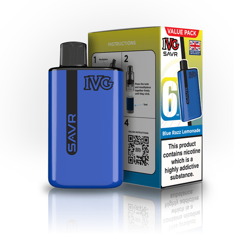 Buy Bulk Wholesale IVG SAVR 3000 Disposable Vape Box of 5 - vapesourceuk